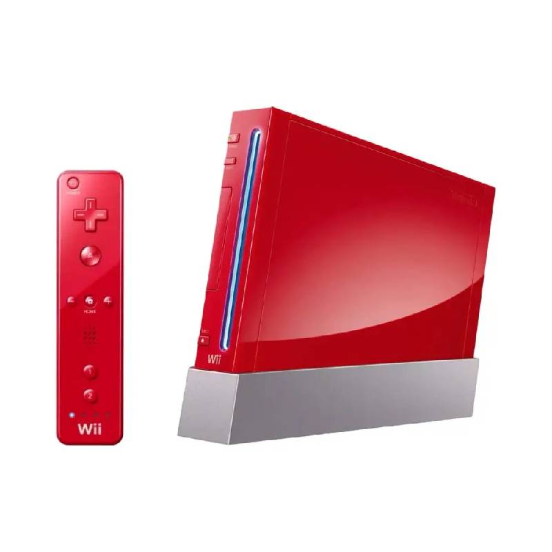 Nintendo Wii Startpakke - Rød - Komplett Sett