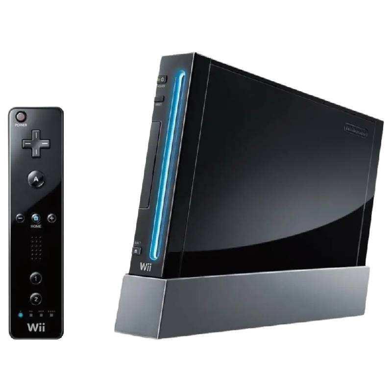 Nintendo Wii Startpakke - Sort - Komplett Sett