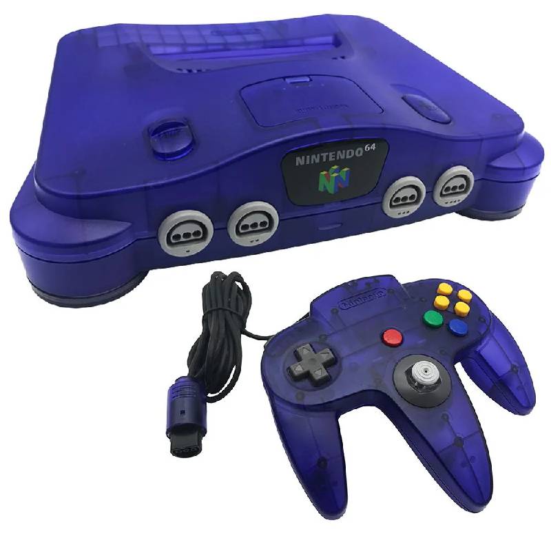 Nintendo 64 Funtastic Grape Purple – lilla N64-konsoll