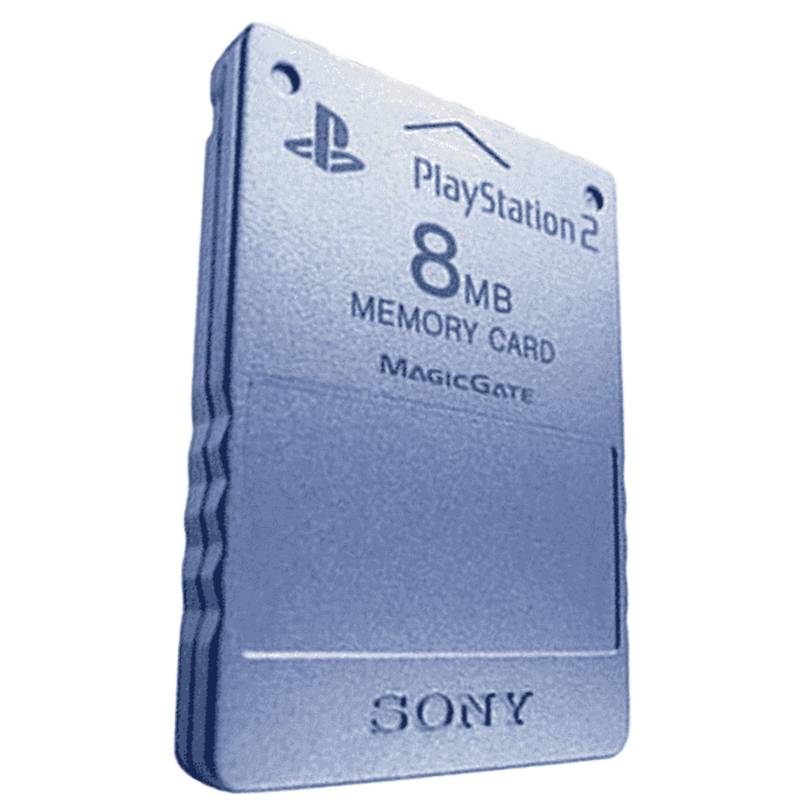 Original Sony PlayStation 2 8MB Minnekort Blå - PS2