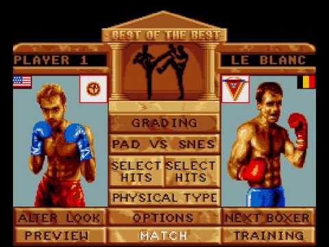 Best of the Best SNES (kun kassett, SCN)