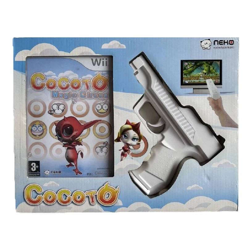 Cocoto Magic Circus + Gun Adapter - Wii