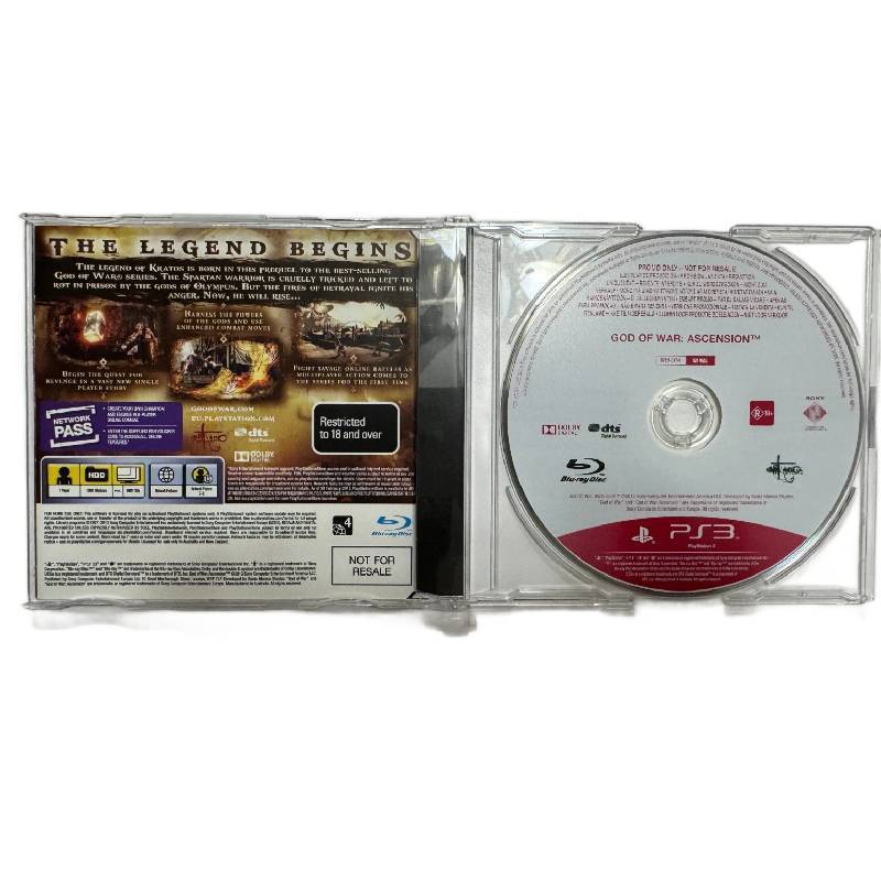 God of War: Ascension – PS3 Promo / Not for Resale
