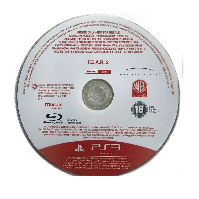 F.E.A.R. 3 Promo – PS3 PAL