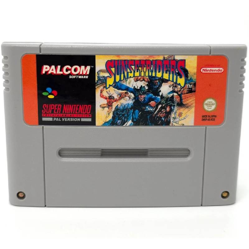Sunset Riders SNES (kun kassett, NOE)