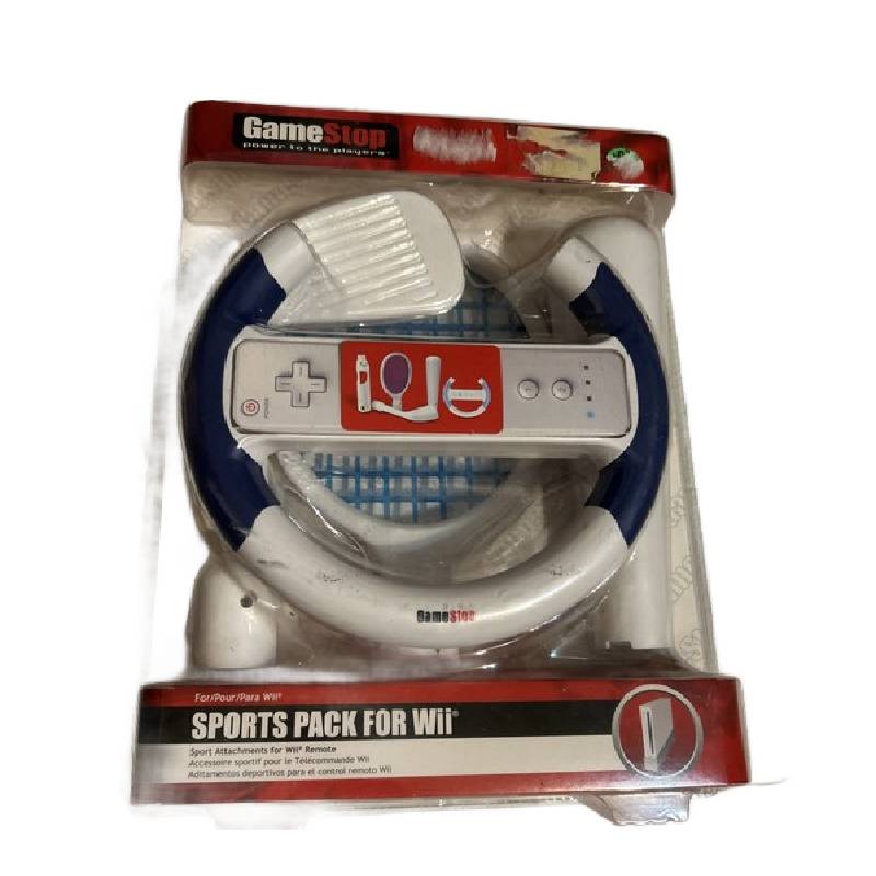 GameStop Sports Pack for Wii - Wheel, Golf & Tennis