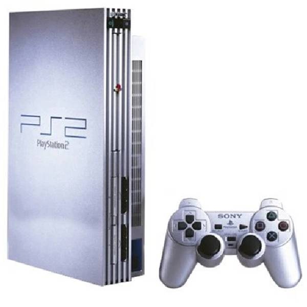 Sony Playstation 2 Fat Sølv maskin Pakke (PS2)