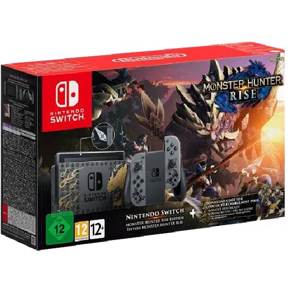 Nintendo Switch Konsoll - Monster Hunter Rise Edition (Komplett i Eske)