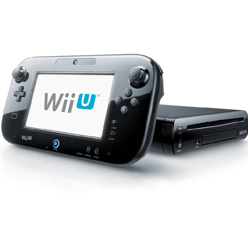 Nintendo Wii U konsoll med GamePad og kabler